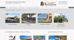 Desktop Screenshot of chandlerhomescondos.com